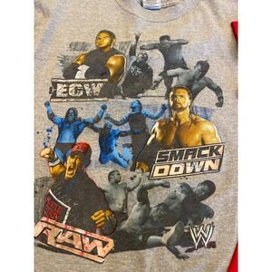 Vintage WWE Wrestling T‎ Shirts Youth XL Triple H John Cena Raw Smackdown ECW